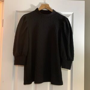 SHEIN lightweight puffy sleeve sweater shirt